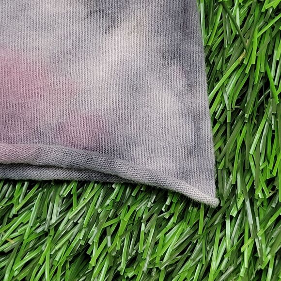 Rainbow Prism Cropped Shirt Womens Large 21x20 Gray - Picture 11 of 11